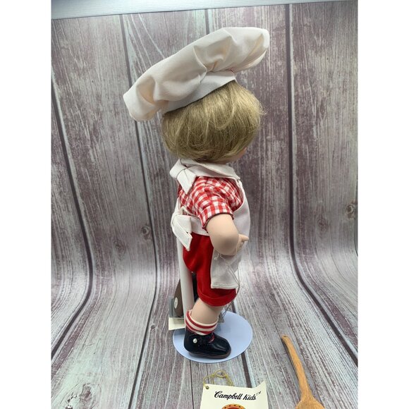 Campbell's Soup Kids Dancing Chef Porcelain Doll 1996 Limited Edition Loveless 1 - Picture 9 of 16